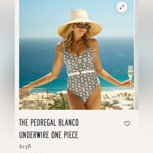 NWT Watercolors Kenny Flowers THE PEDREGAL BLANCO
UNDERWIRE ONE PIECE